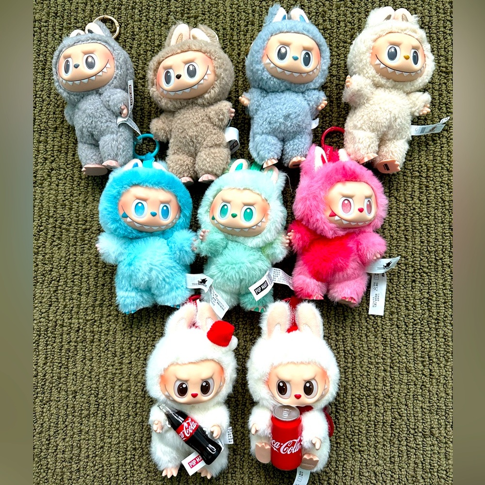 Labubu “The monsters” plush keychains